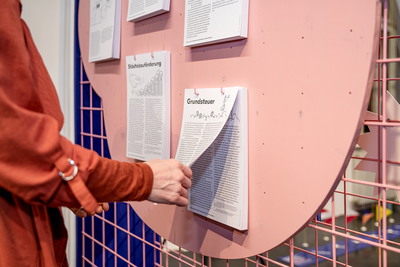 Ausstellungsansicht Boden für Alle