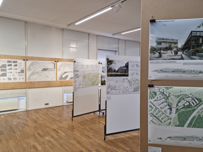 Wettbewerbsausstellung Campus der IT:U