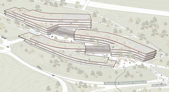 IT:U Axonometrie Siegerprojekt