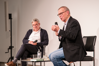 Kontaminierte Orte Ausstellungseröffnung,  Gespräch Georg Wilbertz & Martin Pollack