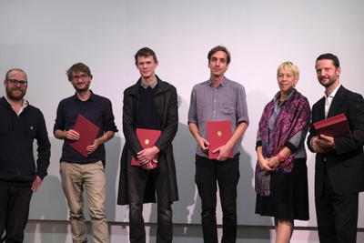 Anerkennungspreis pøl
vlnr: Franz Koppelstätter (afo), Rainer Ausserer, Philipp Oberthaler, Gerhard Flora, Gudrun Schreiber (BKA), Gerhard Jagersberger (BKA)