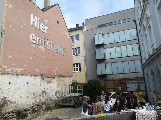 Hier entsteht..., Andrea Böning (AIR2019)