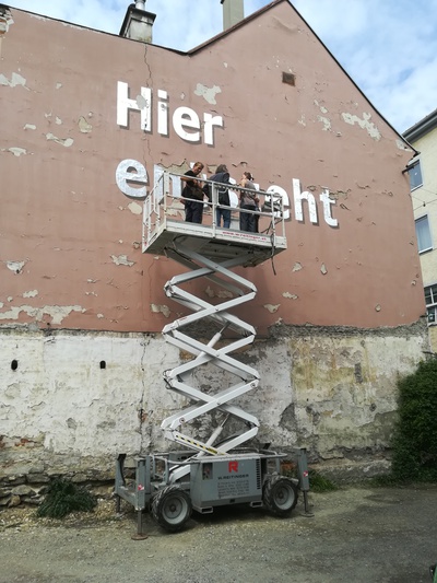 Hier entsteht..., Andrea Böning (AIR2019)